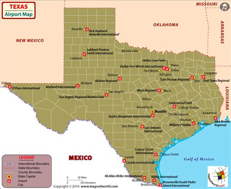 Texas map airports - Texas Airport Map - Explore airports in Texas map, Texas, the vast Lone Star State, boasts a multitude of airports that cater to both domestic and international travelers. These transport hubs, including the bustling Dallas/Fort Worth International Airport and the George Bush Intercontinental Airport in Houston, play pivotal roles in connecting Texas to the rest of the United States and the world.